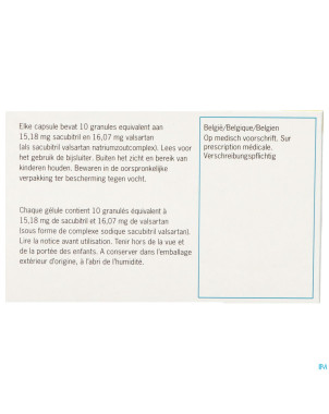 Entresto 15mg/16mg granules caps 60