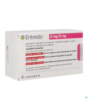 Entresto 6mg/6mg granules caps 60