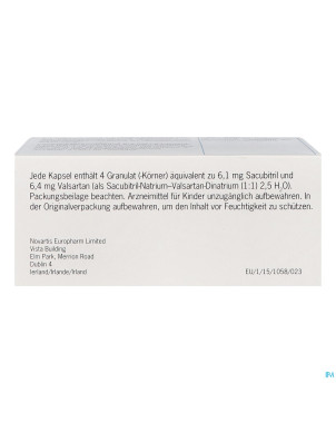 Entresto 6mg/6mg granules caps 60