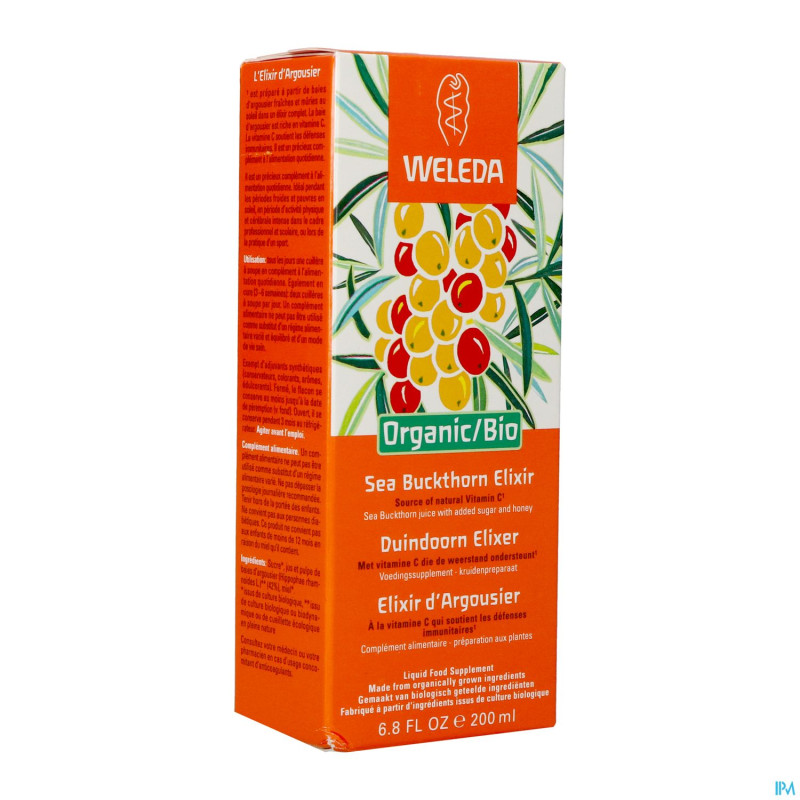 Weleda elixir argousier 200ml
