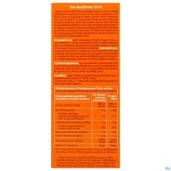 Weleda elixir argousier 200ml