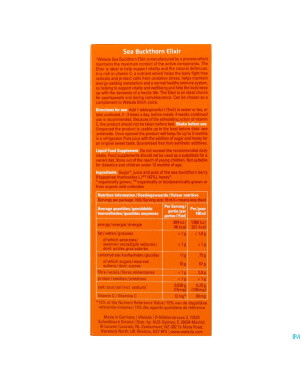 Weleda elixir argousier 200ml