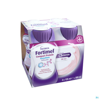 Fortimel protein 2.4kcal fraise frais 4x200ml