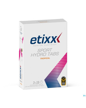Etixx sport hydro tab tropical comp efferv. 3x15
