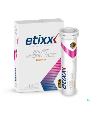 Etixx sport hydro tab tropical comp efferv. 3x15