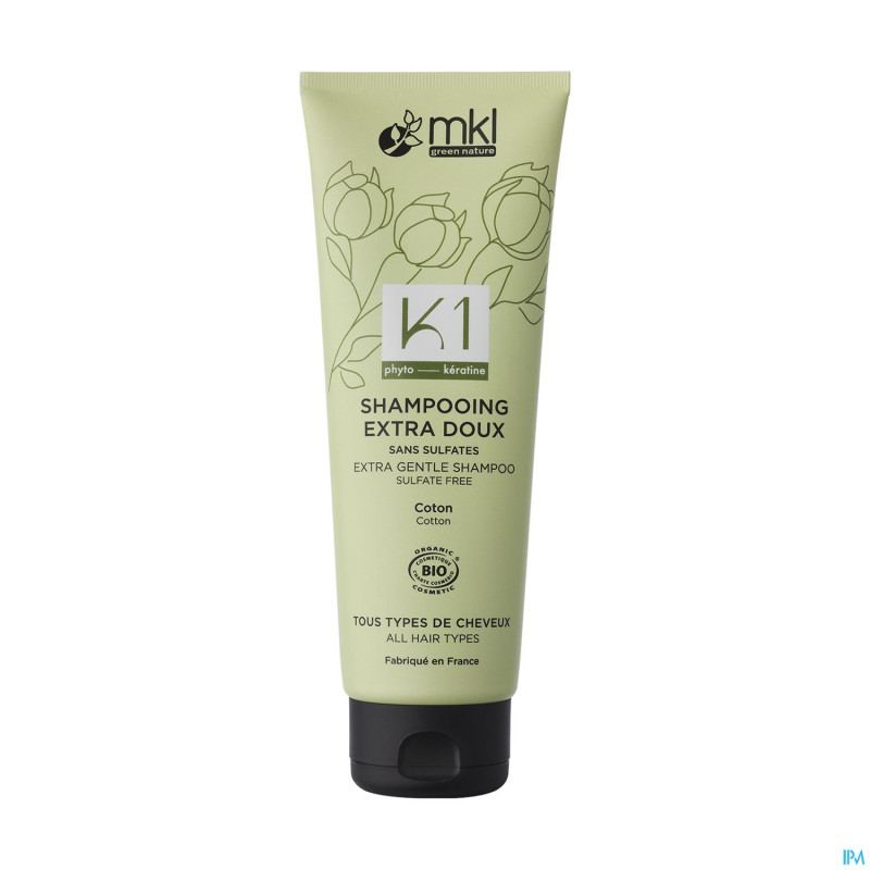 Mkl shampooing extra doux bio tube 250ml