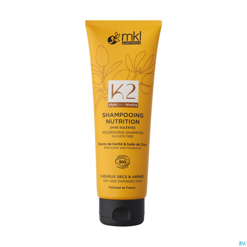 Mkl shampooing nutrition bio tube 250ml
