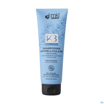 Mkl shampooing a/pelliculaire bio tub 250ml
