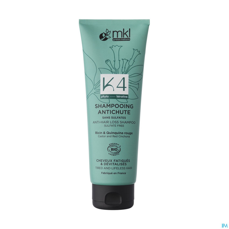 Mkl shampooing a/chute bio tube 250ml