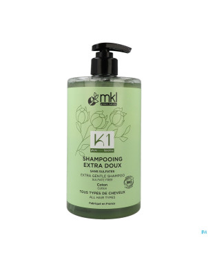 Mkl shampooing extra doux bio fl pompe 750ml