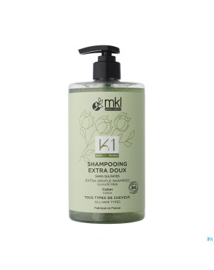 Mkl shampooing extra doux bio fl pompe 750ml