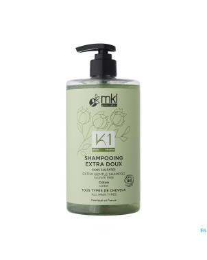 Mkl shampooing extra doux bio fl pompe 750ml