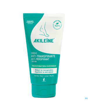 Akileine creme a/transpirante 75ml