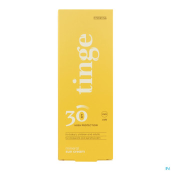 Tinge creme solaire minerale spf30 tube 100ml