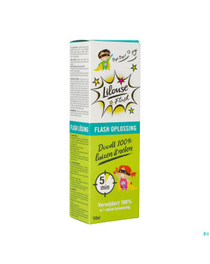 Lilouse flash solution a/poux&lentes 100ml