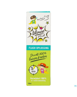 Lilouse flash solution a/poux&lentes 100ml