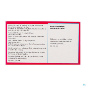 Actos pi pharma 30mg comp 98 pip