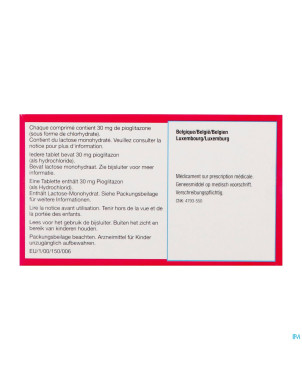 Actos pi pharma 30mg comp 98 pip