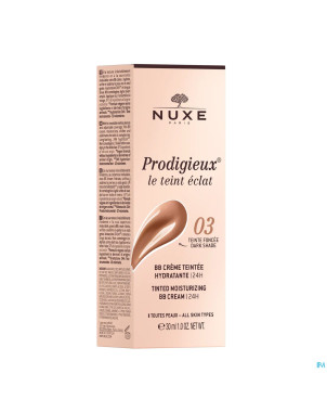 Nuxe prodigieux bb creme teintee foncee 03 30ml