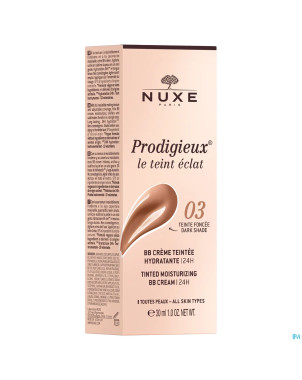 Nuxe prodigieux bb creme teintee foncee 03 30ml