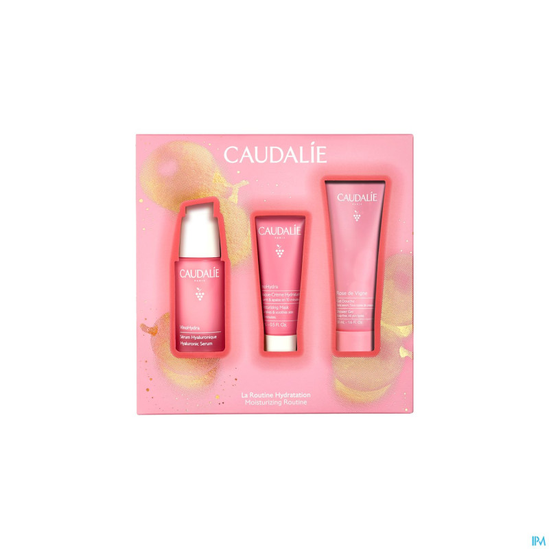 Caudalie vinohydra coffret noel serum 2024 3 prod.
