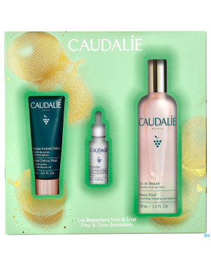Caudalie coffret noel eau beaute 2024 3 prod.