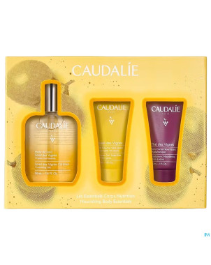 Caudalie coffr.noel huile soleil 2024 3prod promo
