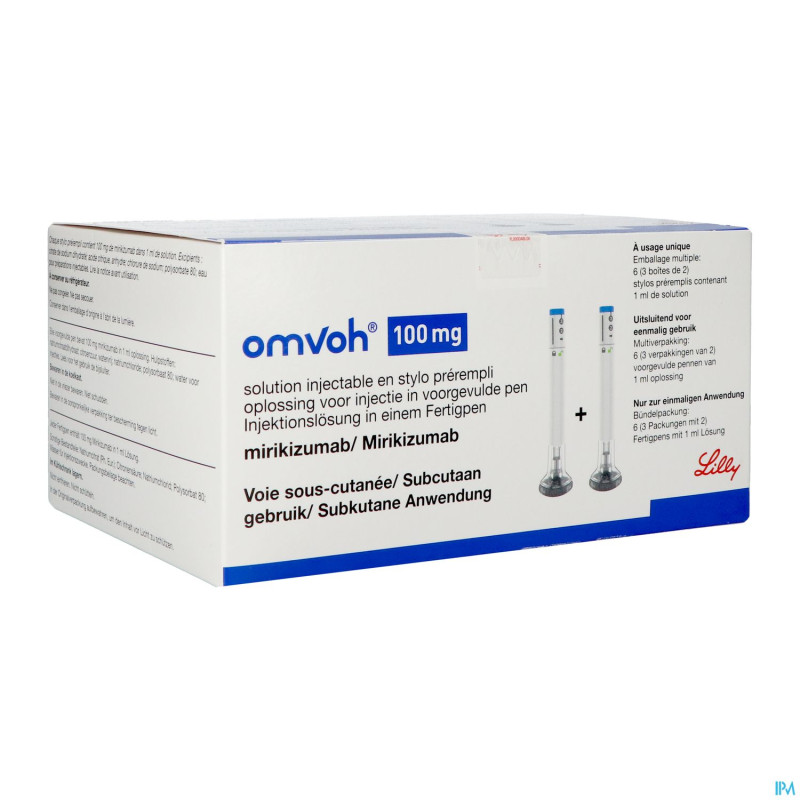 Omvoh 100mg sol inj stylo prerempli 6