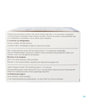 Omvoh 100mg sol inj stylo prerempli 6