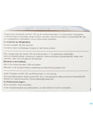 Omvoh 100mg sol inj stylo prerempli 6