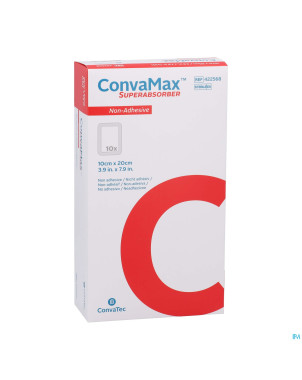 Convamax superabsorber non adhesif 10x20cm 10