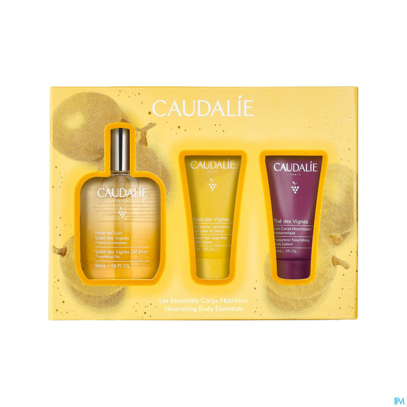 Caudalie coffret noel huile soleil 2024 3 prod.