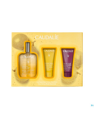 Caudalie coffret noel huile soleil 2024 3 prod.