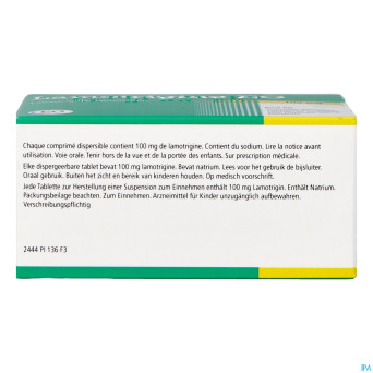 Lamotrigine eg 100mg orifarm comp orodisp. 90