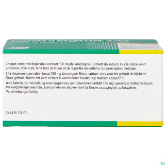 Lamotrigine eg 100mg orifarm comp orodisp. 90