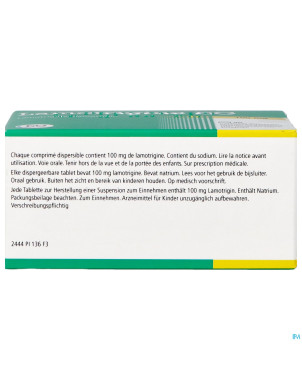 Lamotrigine eg 100mg orifarm comp orodisp. 90