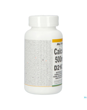 Altisa calcium 500mg + vit.d2 + vit.k2 pot comp 90