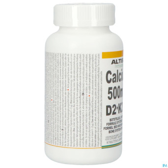 Altisa calcium 500mg + vit.d2 + vit.k2 pot comp 90