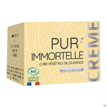 Creme pur immortelle nuit bio 50ml