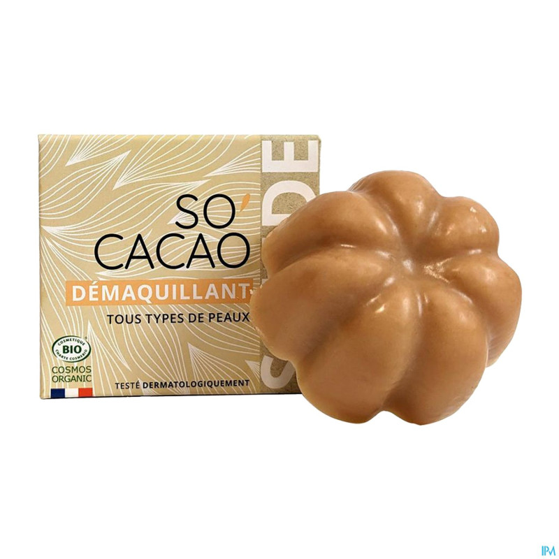 Demaquillant solide so cacao bio 45g