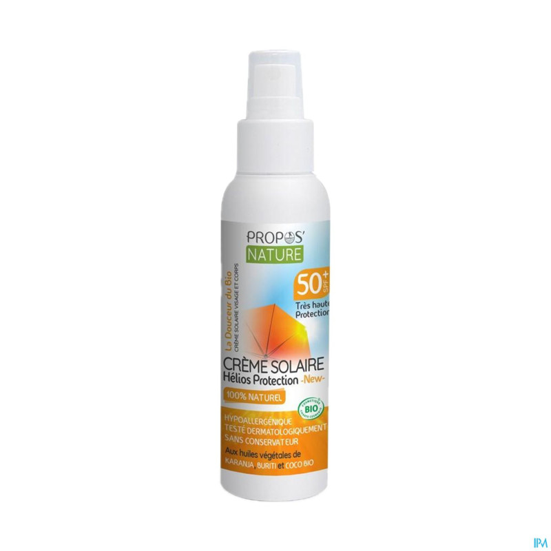 Helios creme solaire spf50+ 75ml