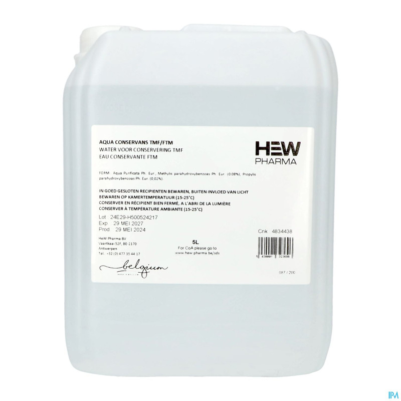 Aqua conservans 5l hew pharma