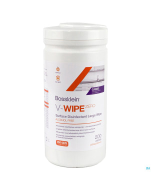 Bossklein v-wipe zero classic ling. desinf. 200