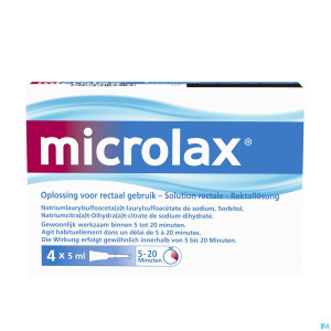 Microlax  4 x 5 ml