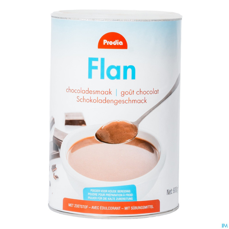 Prodia flan chocolat edulc.    600g 6774 revogan