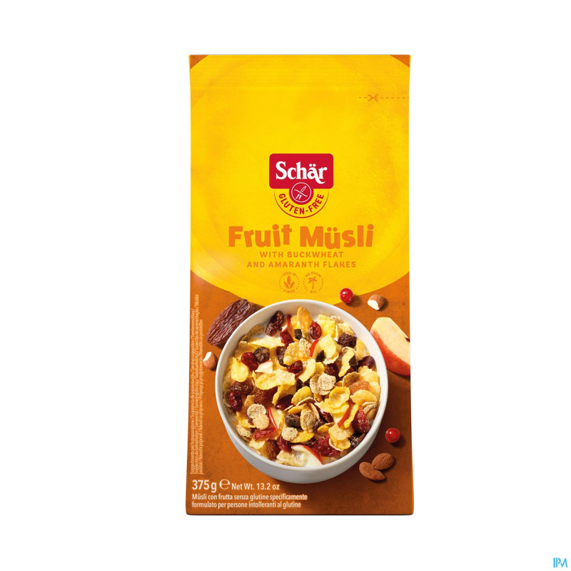 Schar muesli fruit    375g 3210 revogan