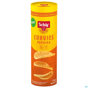 Schar curvies paprika  170g revogan