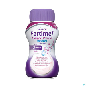 Fortimel compact protein fraise givree 4x125ml