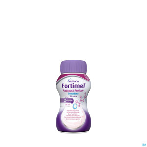 Fortimel compact protein fraise givree 4x125ml