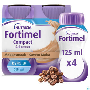 Fortimel compact 2.4kcal mocha 4x125ml